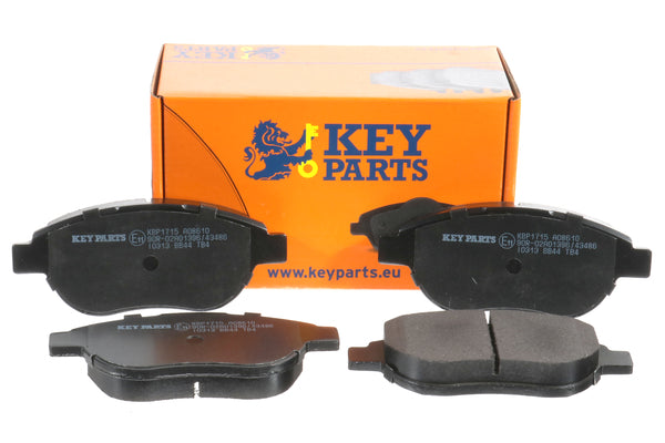Key Parts KBP1715 Front Brake Pads fits Peugeot 307 1.6, 2.0, 2.0HDi 01-