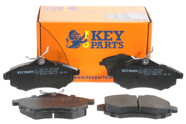 Key Parts KBP1727 Front Brake Pads fits Citroen C3 1.4, 1.4D 2002-