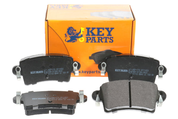 Key Parts KBP1773 Rear Brake Pads fits Renault Master 01-, Movano