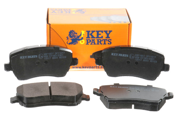 Key Parts KBP1807 Front Brake Pads fits Nissan Micra K12 03-
