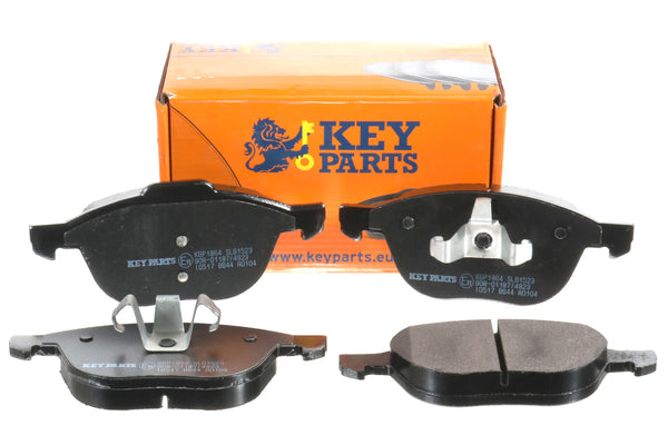Key Parts KBP1864 Front Brake Pads fits Ford Focus C max 03-