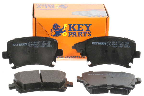 Key Parts KBP1877 Rear Brake Pads fits VW A3, Touran 03-