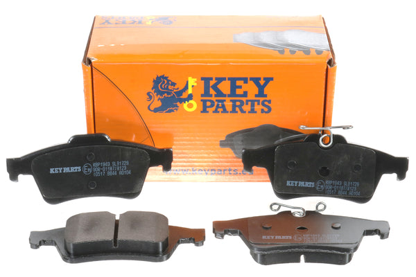 Key Parts KBP1943 Rear Brake Pads fits Ford Focus II 11/04-