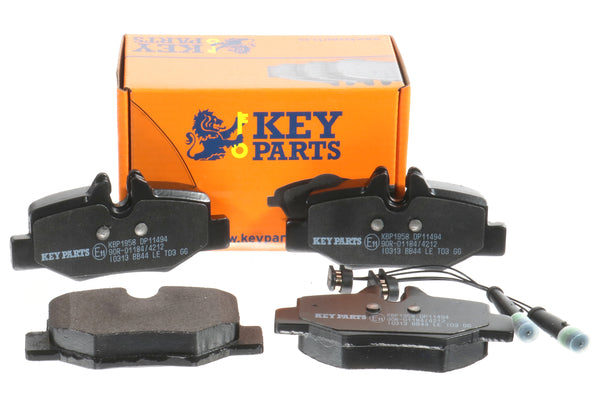 Key Parts KBP1958 Rear Brake Pads fits Mercedes Vito/Viano 03-
