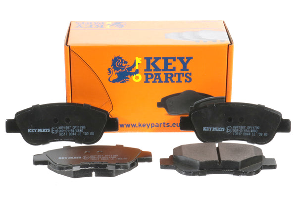 Key Parts KBP1967 Front Brake Pads fits Citroen C1 05-