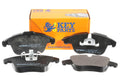 Key Parts KBP1981 Front Brake Pads fits Galaxy 06-